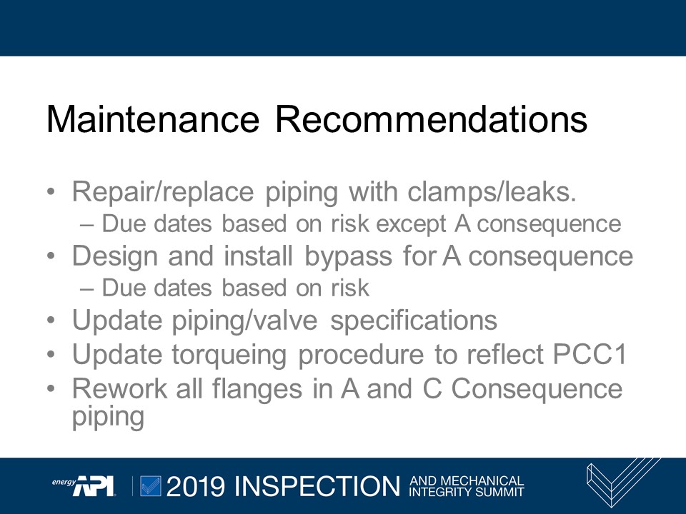 Maintenance Recommendations
