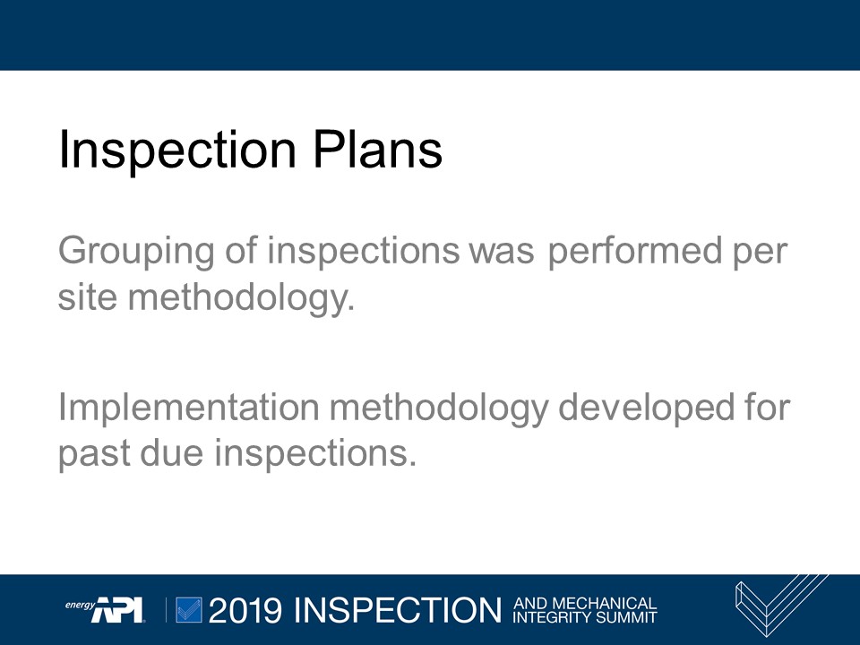 Inspection Plans